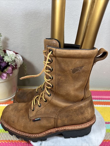 Botas Red Wing 620 Loggermax Packer Punta Suave Antideslizantes Liniero Para Hombre Talla US 11.5 - Imagen 7 de 13