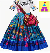 Disney Encanto Mirabel Dress with Bag for Costume or Party A3S0B300