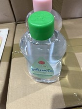 Johnson's Aloe Vera Baby Oil Clear Bottle Green Cap
