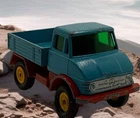 Vintage 1968 Matchbox Lesney No.49 Diecast Blue Mercedes-Benz Unimog Truck