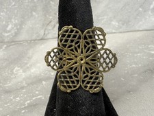 Vintage Filigree Flower Ring Size 5.75