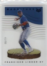 2021 Panini Chronicles Magnitude Blue 3/50 Francisco Lindor #24 10df