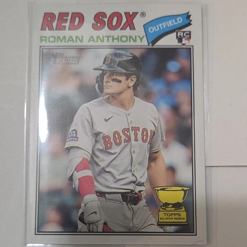 Topps Heritage Roman Anthony Boston Red Sox 2026 Rookie Card Lot (4)