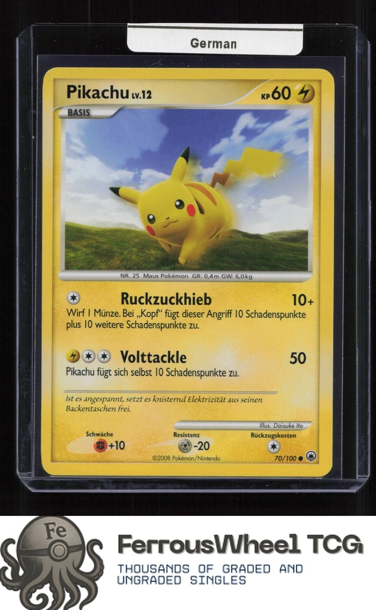 皮卡丘口袋妖怪TCG 德国个人收藏纸牌游戏| eBay