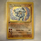 Pokémon Machamp 8/102 Holo Rare Base Set 1st Edition 100 HP 1999 WOTC Card