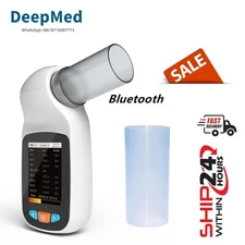 Handheld Spirometer Pulmonary Function Lung Volume Device Bluetooth espirómetro