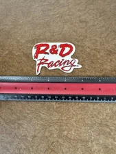 Vintage R & D Racing Sticker Suzuki MX SX Red