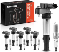 A-Premium Set of 6 Ignition Coil Pack and Iridium Spark Plugs Compatible with
