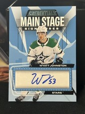 2023-24 Upper Deck Credentials Wyatt Johnston Main Stage Auto SP