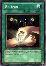 Yu-Gi-Oh TCG D - Spirit POTD-EN041 1st Edition Regular Common Card NM