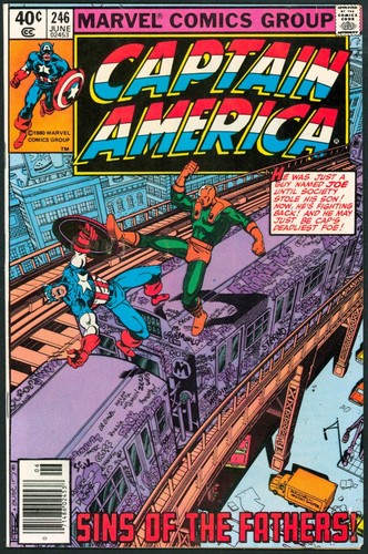 Captain America 246 FN+ 5.5 Marvel 1980