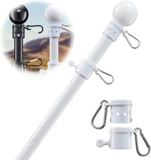 Flag Pole Holder for outside House - 5Ft Heavy Duty Stainless Steel House Flag P