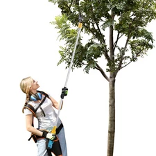 Cordless Pruning Shears 500W Electric Pruner W/ Extension Pole+2 Battery 500W