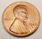1945-S Lincoln Wheat Cent — photo from another recent sale