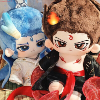 Anime Ne Zha 2 Ao Bing Nezha Plush Dress Up Doll Cotton Toy