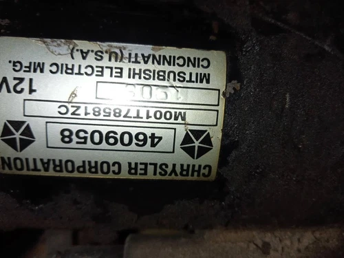 4609058 Motorino De Avviamento per CHRYSLER STRATUS JA BERLINA 2.0 LX 19 407318 - Foto 1 di 6