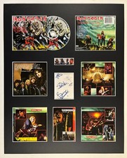 IRON MAIDEN - Signed Autographed - THE NUMBER OF THE BEAST- Display Super Deluxe