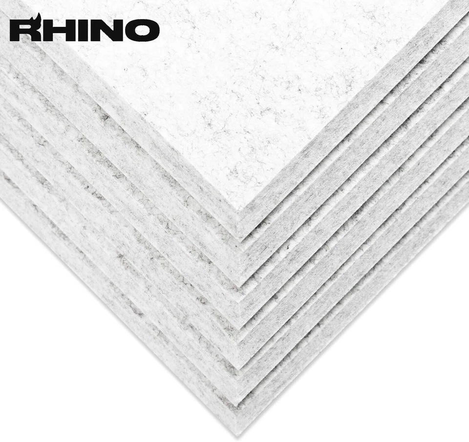 Paneles de sonido acústicos RHINO, azulejos de pared insonorizados - varios colores y tamaños Foto 3 de 4