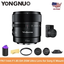 YONGNUO YN11mm F1.8S DA DSM WL APS-C AF Lens + Remote for Sony E-mount Cemras