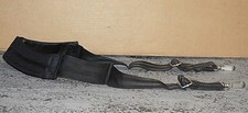 Black Nylon Strap with Bolster for Camera Bag,Computer Bag or Valise Lt110
