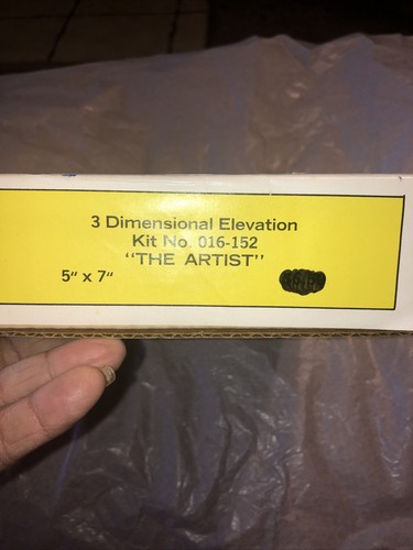 Vtg NOS Craft “The Artist” 3D Elevation Kit Morris Manufacturing Open Box - 第 3/5 張圖片