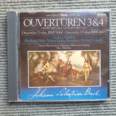 Johann Sebastian Bach Ludwig Güttler Ouvertüren 3 & 4 CD