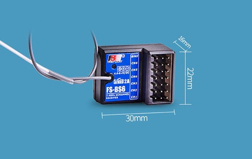 FlySky GT5 Radio Control FS-BS6 Empfänger 2.4G 6CH Sender für RC Auto Boot - Bild 10 von 14