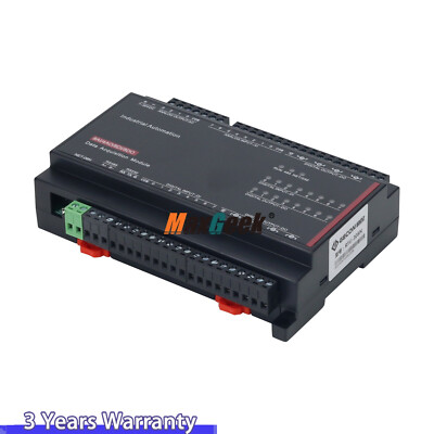 8AI 4AO 8DI 8DO Data Acquisition Modbus RTU IO Module 4-20mA 0-10V RS485+RS232