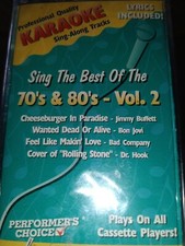 Karaoke "Sing The Best Of The 70's  80's " Volume 2