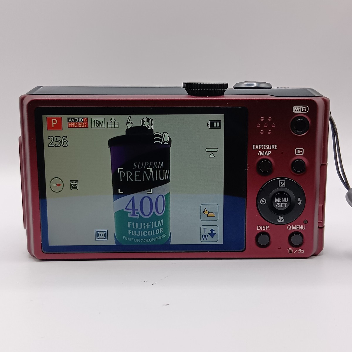 Near MINT] Panasonic LUMIX DMC-TZ40 Red Compact Digital