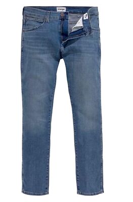 Wrangler Larston 812 Stretch Slim Tapered Fit Jeans Hose W 31 36 L 30 32 Blau
