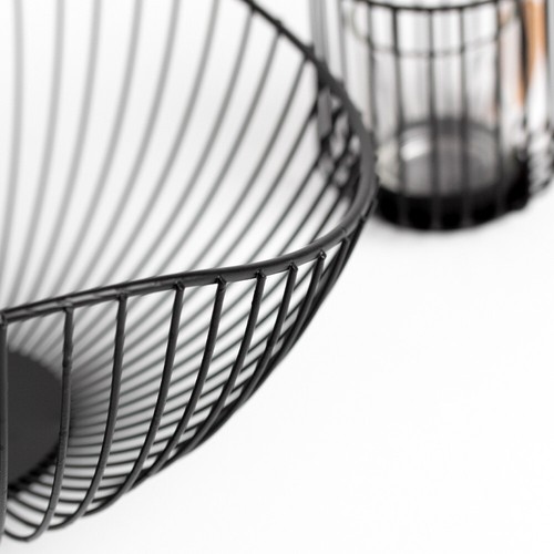 Korb „Christian“ aus Metall Obstkorb Brotkorb Modern Oval Rund Gold oder Schwarz - Bild 9 von 10