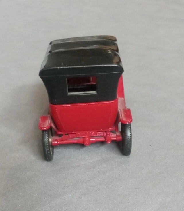 Винтажный Lesney спичечный коробок модели прошлых лет 1911 Ford модель T литой автомобиль #Y1 - Изображение 2 из 4