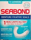 Seabond Denture Fixative Seals | Lowers Original 15 Pack