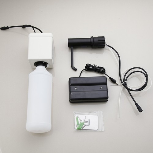 500ml Black Touchless Liquid Soap Dispenser Bottle Hands Free Sensor Deck Mount - Picture 5 of 11