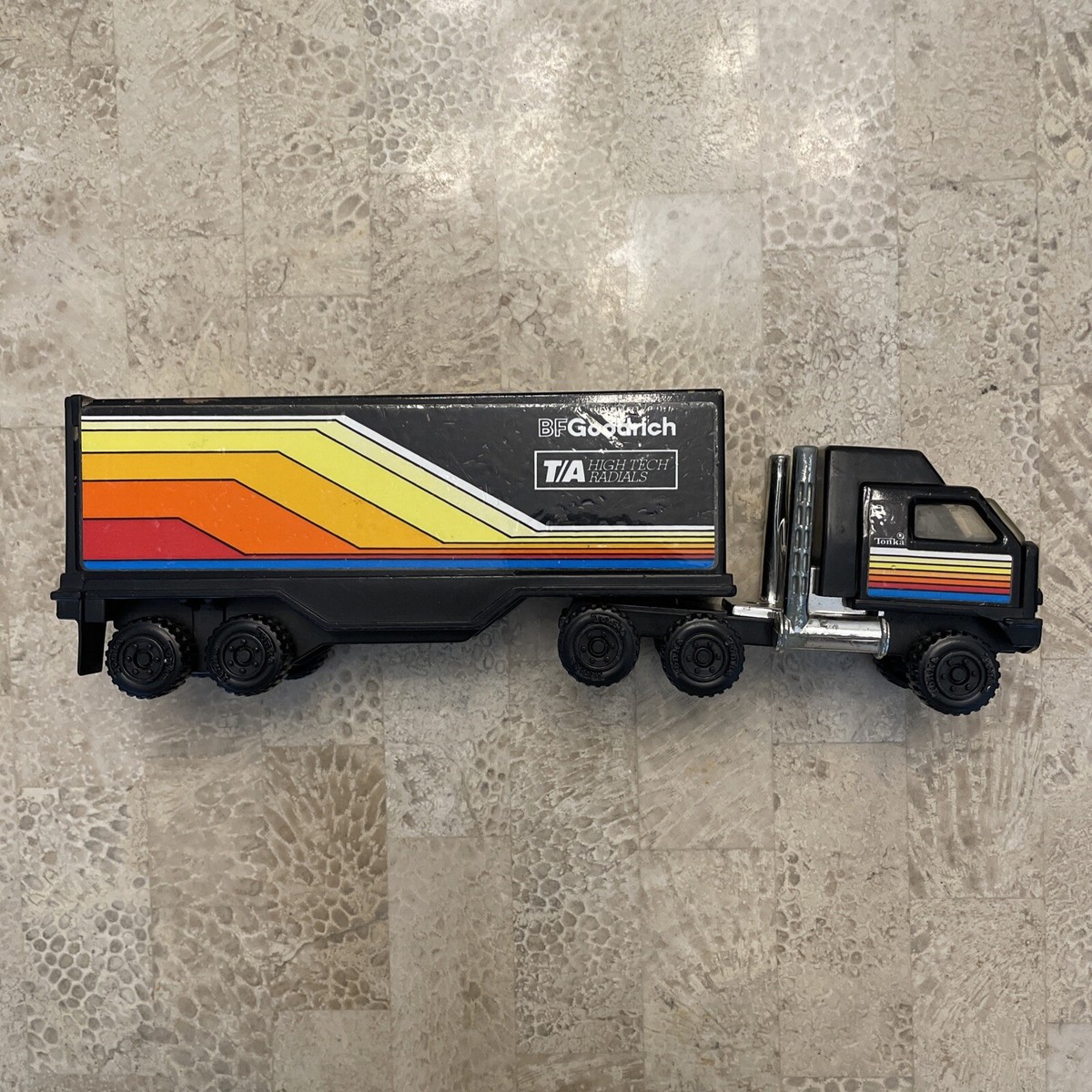 Complete Vintage 1981 Tonka Tractor Trailer Semi Truck Diecast BF