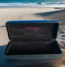 Vintage Ralph Lauren Black Hard Clam Shell Eyeglasses Case Only No Glasses