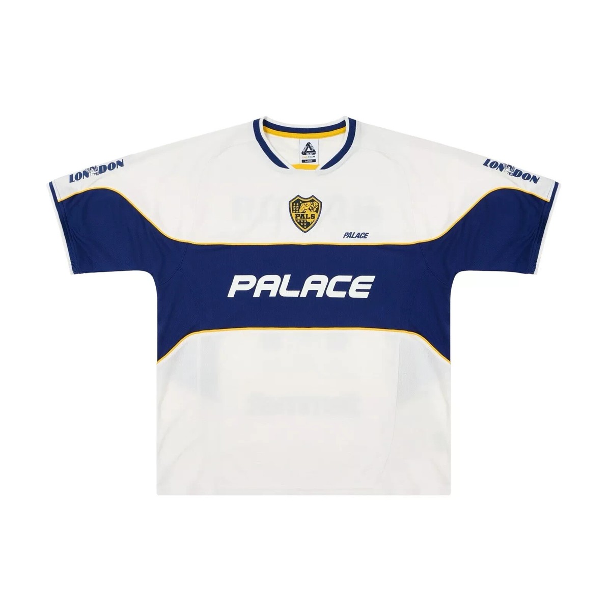 palace PALAMAT JERSEY WHITE / NAVY XLサイズ
