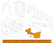 GM OEM 19-23 Sierra 1500 Instrument Panel Components-Lower Extn 84449027