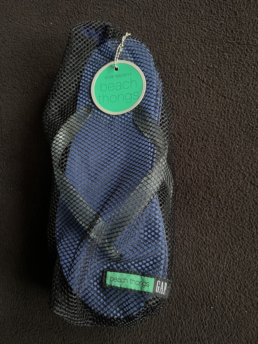 Gap Original Classic Beachwear Beach Thongs & Logo Bag 