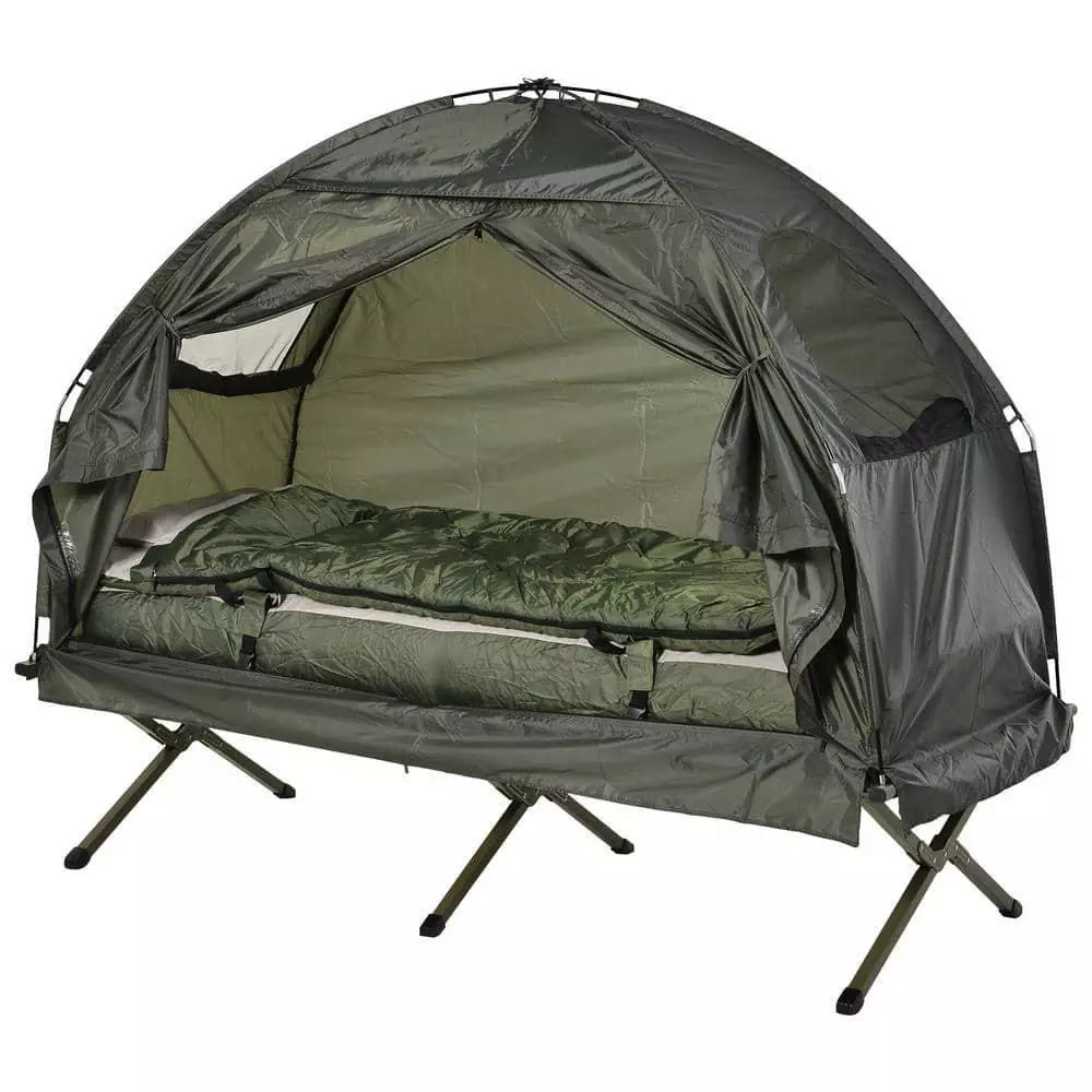 Tent cot with mattress deals