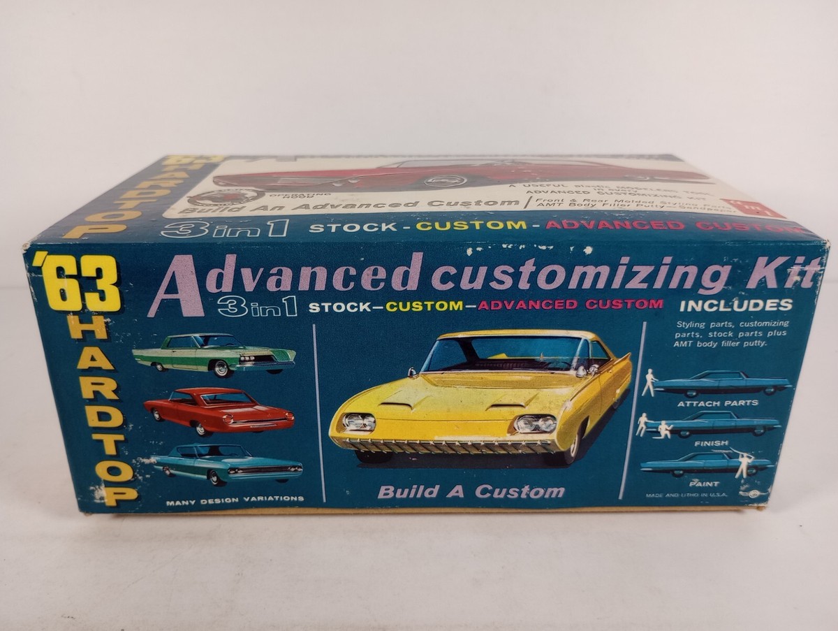 1963 Chevrolet Impala Super Sport AMT 1:25 Model Kit 6723 Parts
