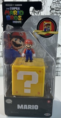 Super Mario Bros MARIO Figure Movie 1 inch Jakks Pacific