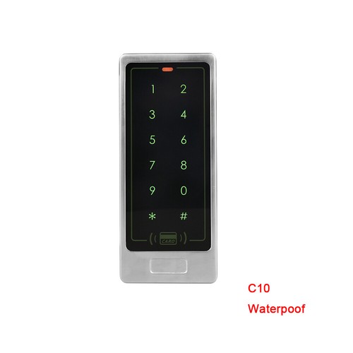 Touch Keypad Metal Case EM4100 125Khz rfid reader Ext Standalone Access Control - Picture 6 of 47