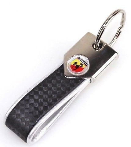 Portachiavi Carbonio Portachiavi Abarth Carbon - Logo Rosso E - Foto 9
