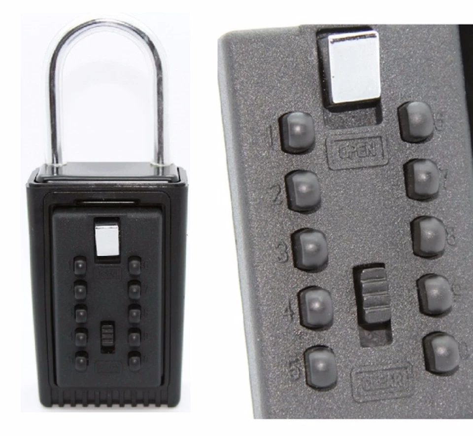 SURF LOCK BUTTON KEY SAFE BOX STORAGE PADLOCK COMBINATION MTB CYCLING RUNNING CY - image 2 of 4
