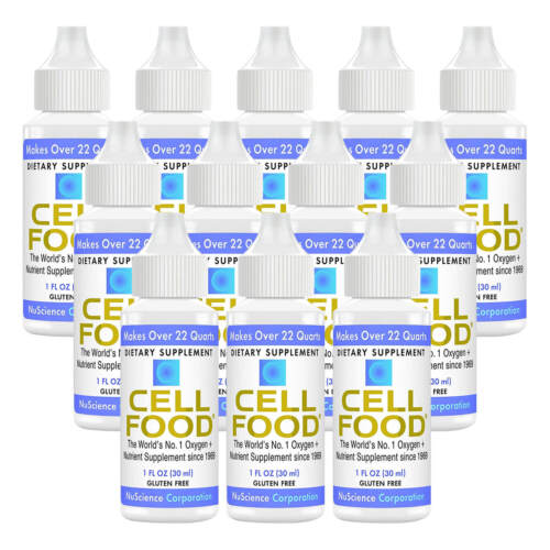 12 x Cellfood Liquid Concentrate 1 fl oz FRESH MADE IN USA FREE SHIPPING - Afbeelding 1 van 4