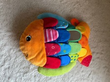 Melissa Doug 9195 Flip Fish Soft Baby Toy Crinkle Teether Educational Grasping