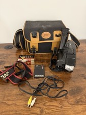JVC GR-AX55 Compact VHS-C Camcorder Bundle w/ Bag Remote Tape Untested