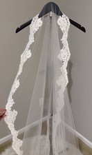 Handmade 10ft Vintage Heirloom Cathedral Veil